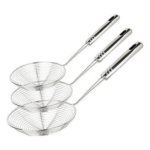 Stainless Steel Spider Strainer Set (3 pcs) in Kilimani | Uncle G Mart