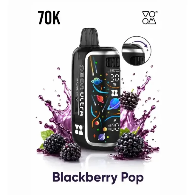 Voom Neon Ultra Blackberry Pop (70,000 Puffs) - vape in Kilimani | Uncle G Mart